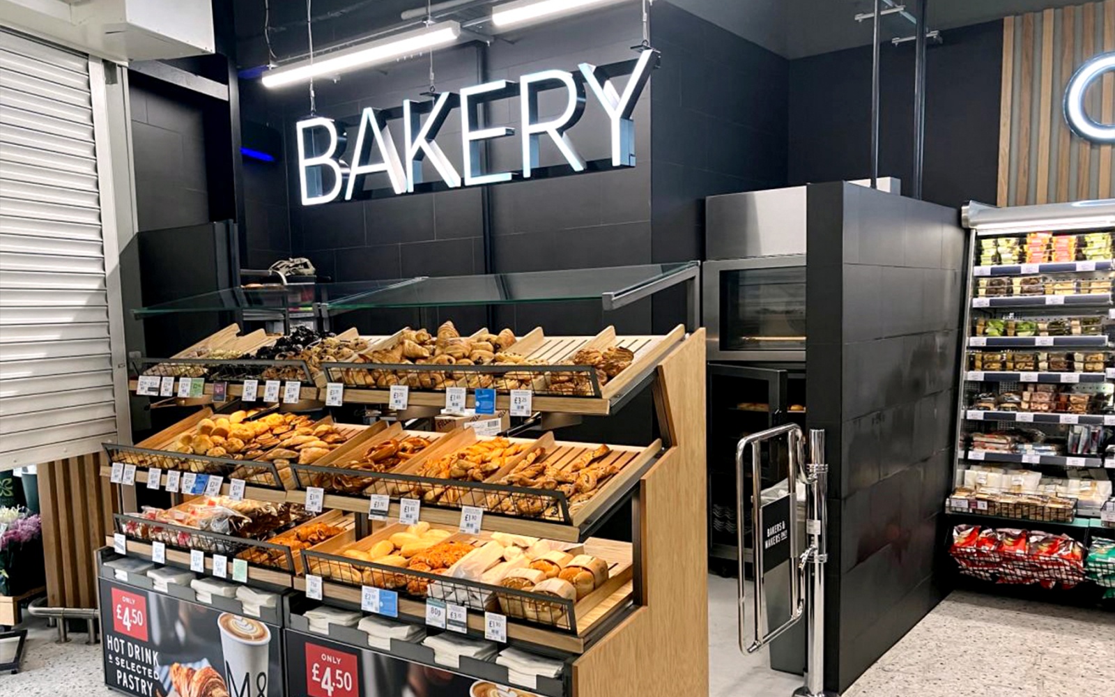 M&S food store signage