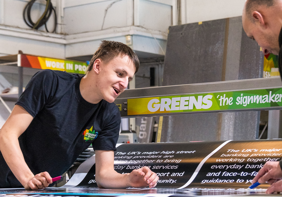 Greens' shop floor apprentice, Jakub.