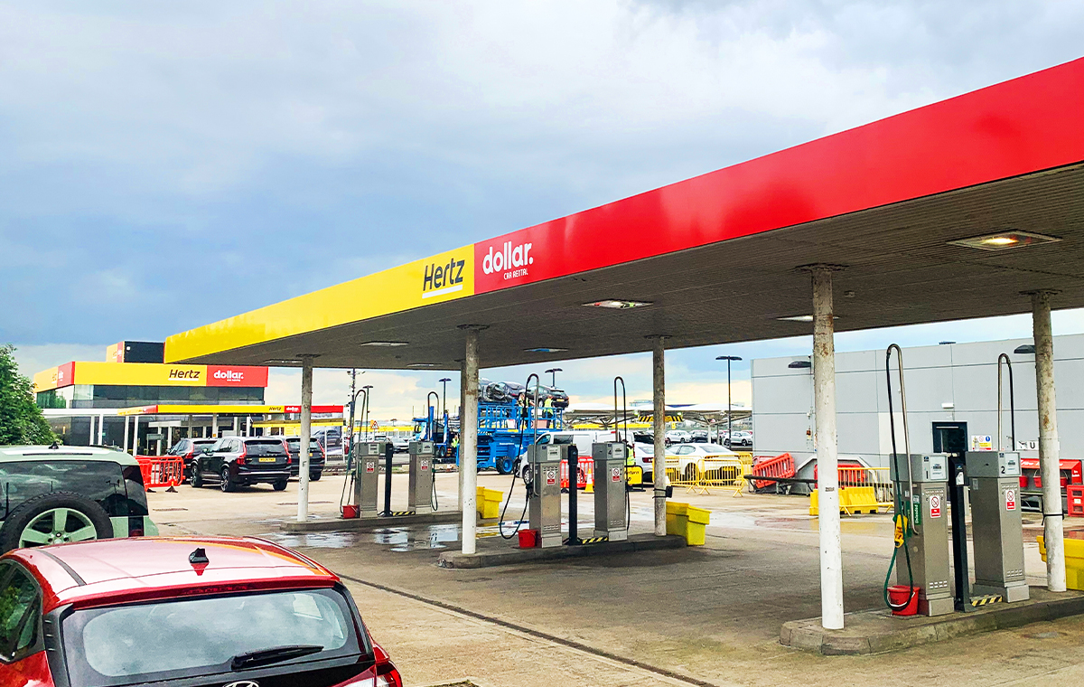 Hertz Canopy Signage