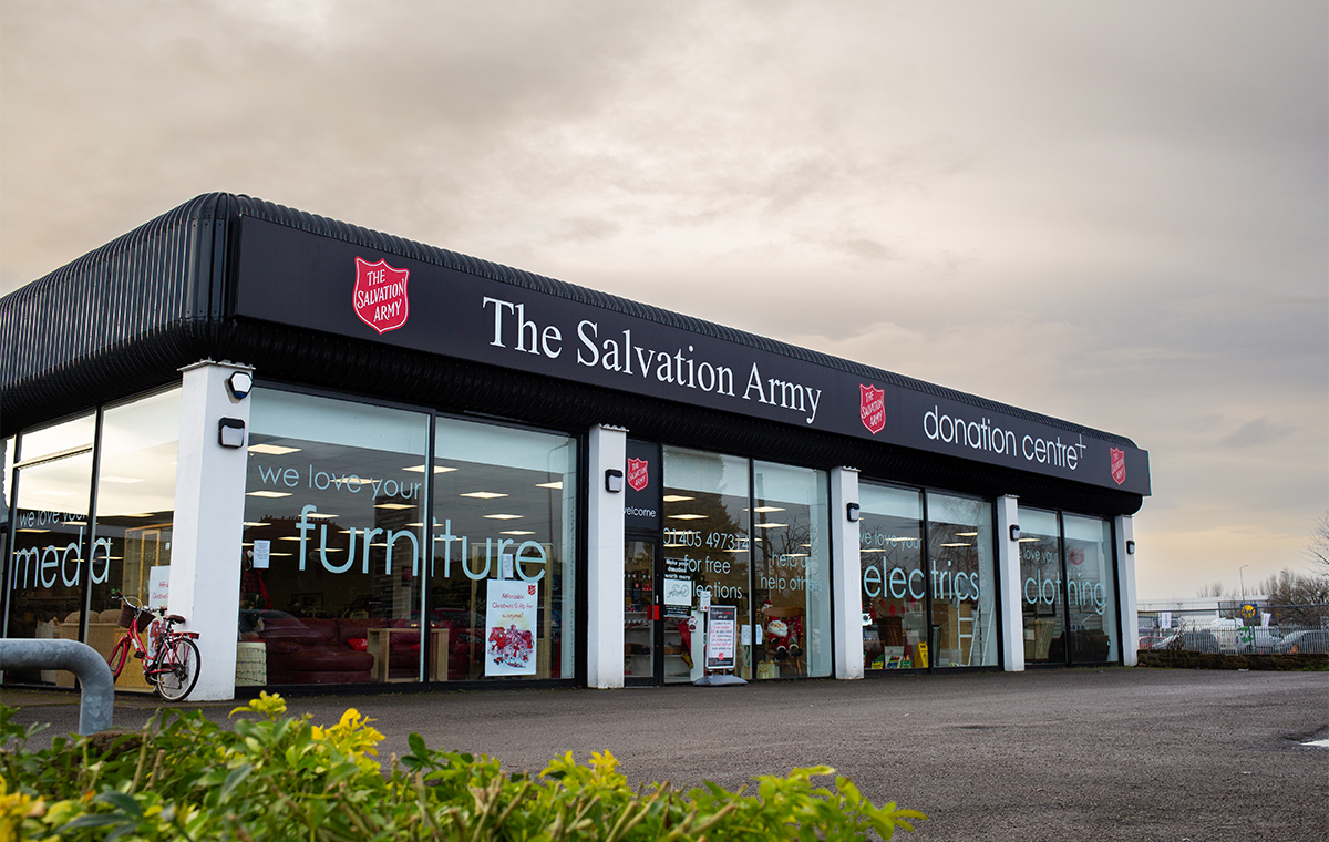 The Salvation Army Goole store exterior