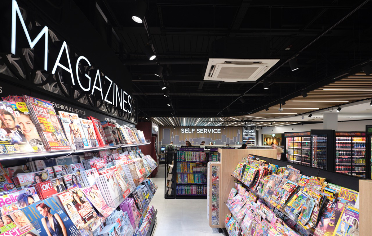 Inside WHSmith's refitted Birmingham Airport Store