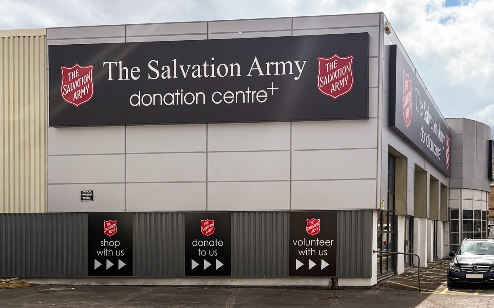 The Salvation Army Taunton additional signage