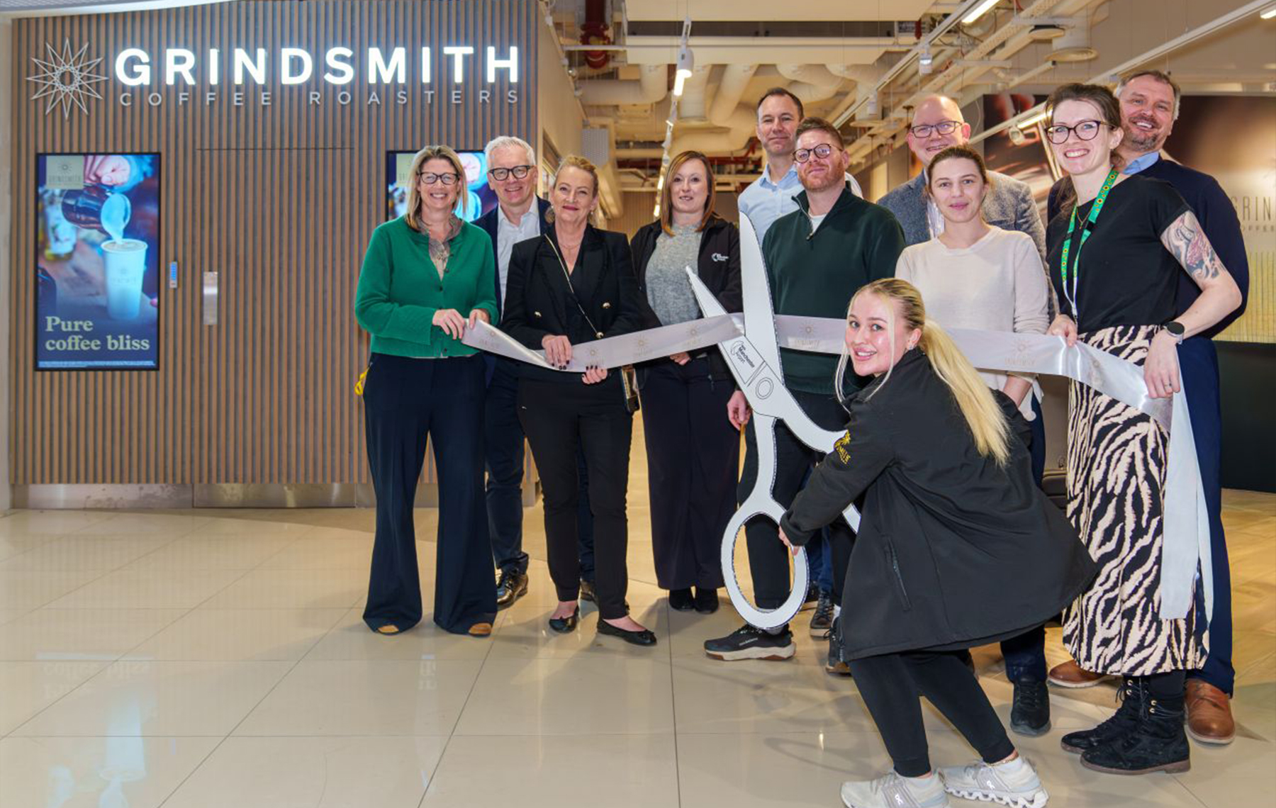 Grindsmith's ribbon cutting event