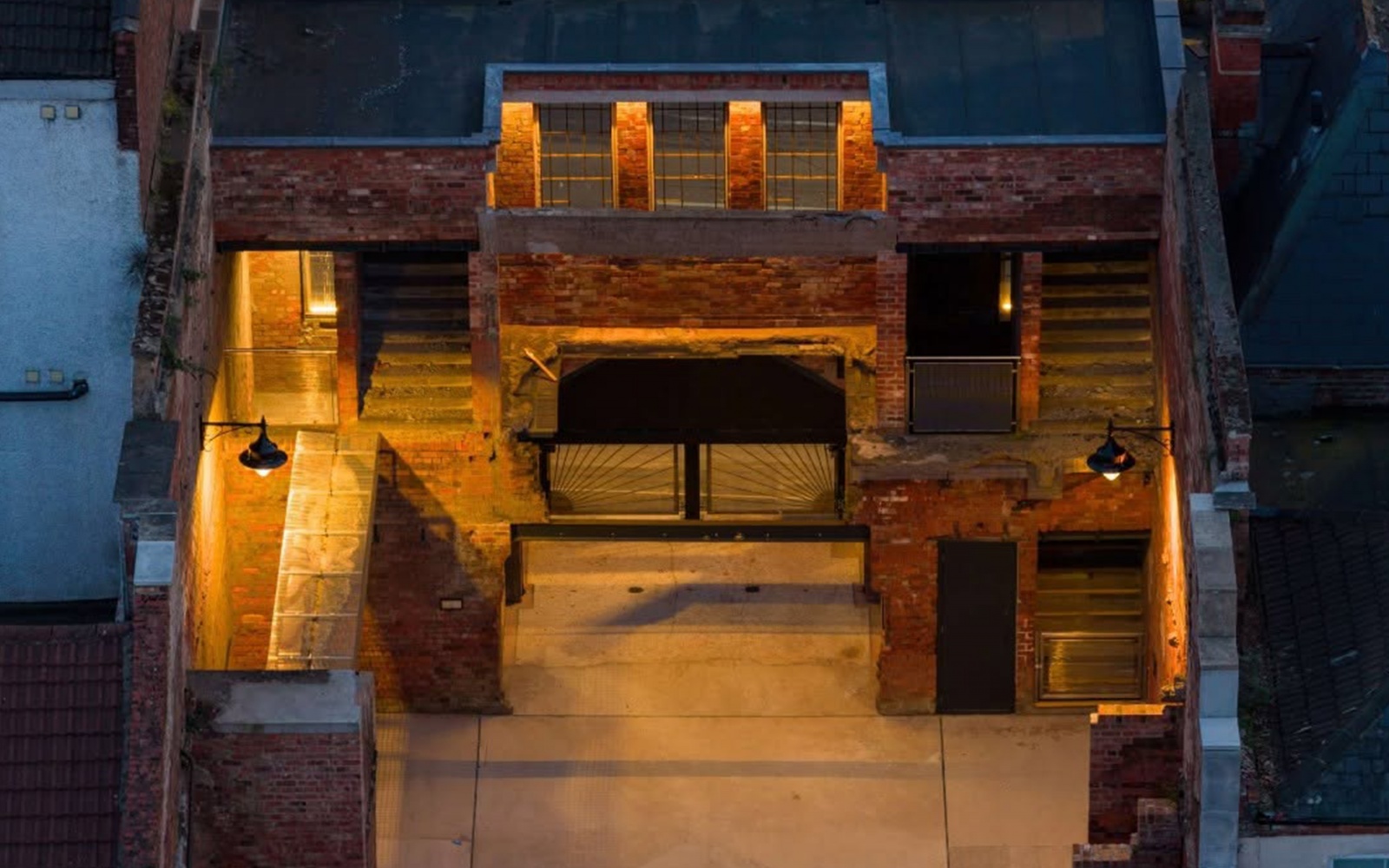National Picture Theatre illuminated interior