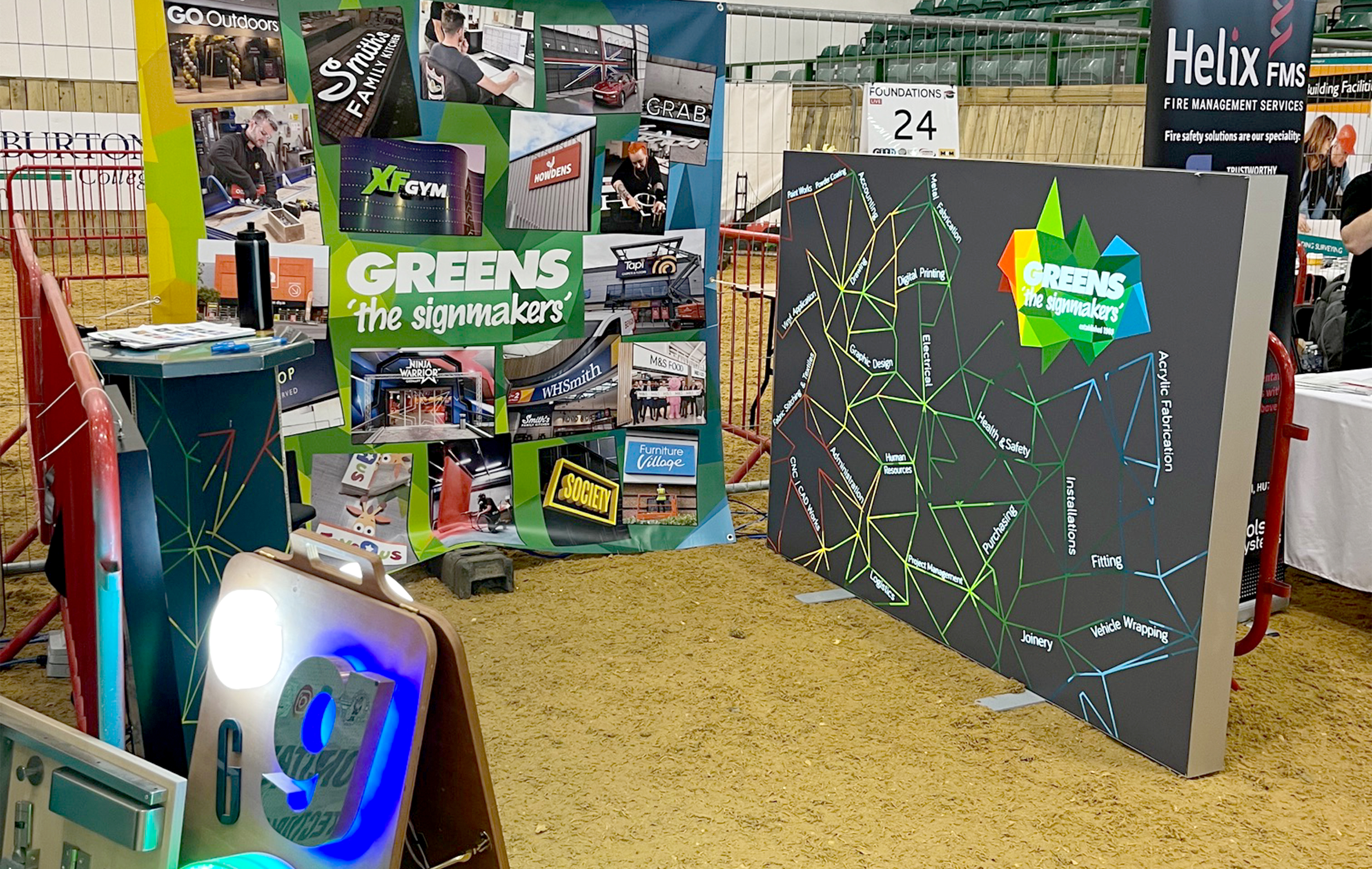 Greens' stand at Foundations Live 2025.