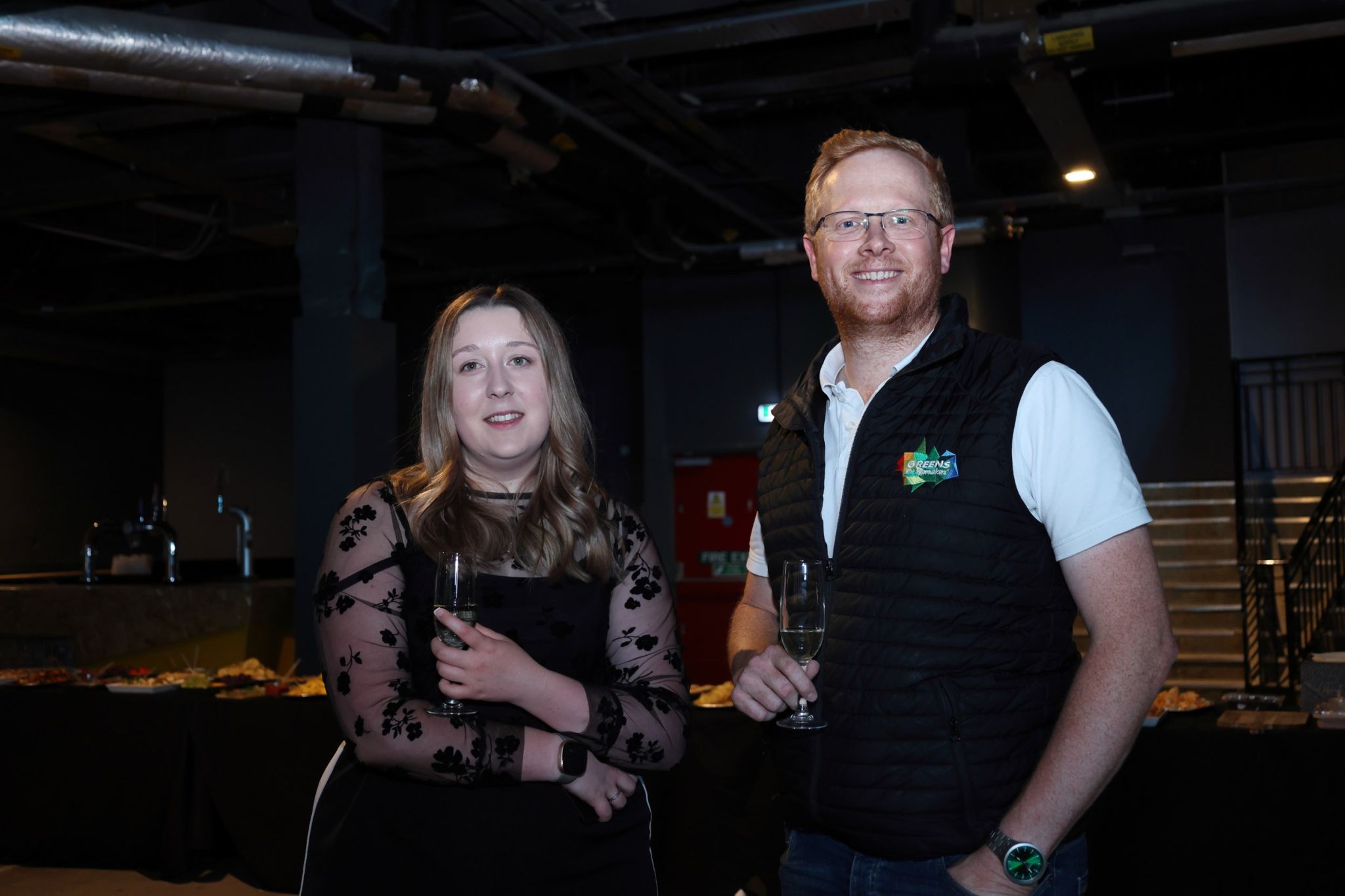 Greens Project Administrator, Jamie-Lee Ragsdale (Left) and Managing Director, Lawrence Green (Right).